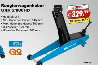 Stabilo Fachmarkt Rangierwagenheber Angebot