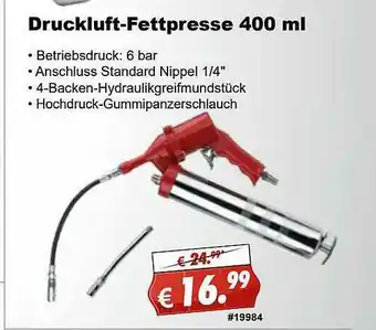 Stabilo Fachmarkt Druckluft Fettpresse Angebot