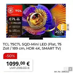 MediaMarkt TCL 75C7L SQD-Mini LED Angebot