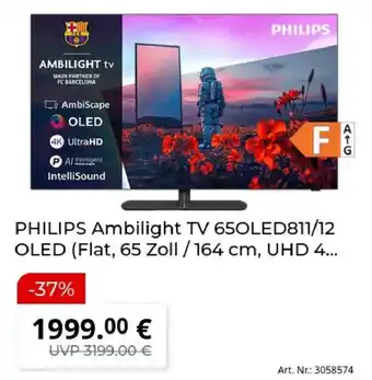 PHILIPS Ambilight TV 65OLED811/12