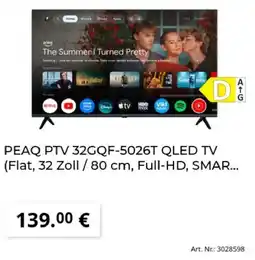 MediaMarkt PEAQ PTV 32GQF-5026T QLED TV Angebot