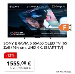 MediaMarkt SONY BRAVIA 6 65A65 OLED TV Angebot