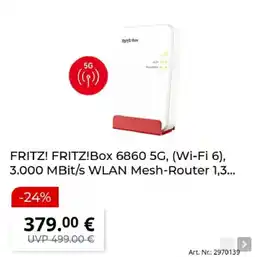 MediaMarkt FRITZ! FRITZ!Box 6860 5G Angebot