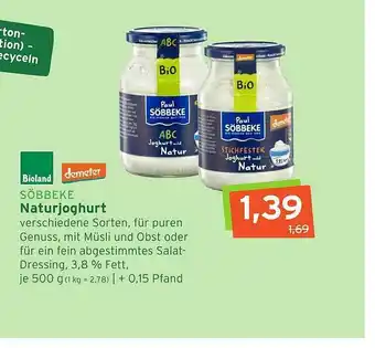 Naturgut Söbbeke Naturjoghurt Demeter Angebot