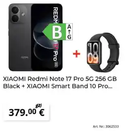 MediaMarkt XIAOMI Redmi Note 17 Pro 5G 256 GB Black + XIAOMI Smart Band 10 Pro Angebot