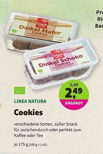 Aleco Biomarkt Linea Natura Cookies Angebot