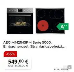 MediaMarkt AEG MM21HSPM Serie 5000, Einbauherdset Angebot