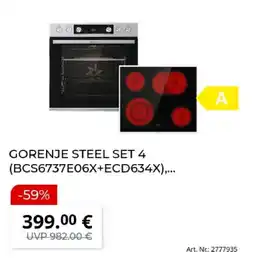 MediaMarkt GORENJE STEEL SET 4 Angebot