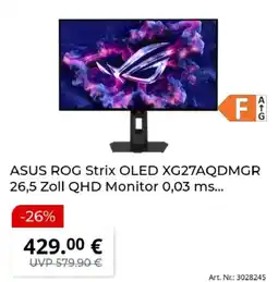 MediaMarkt ASUS ROG Strix OLED XG27AQDMGR Angebot