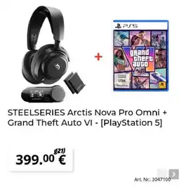 MediaMarkt STEELSERIES Arctis Nova Pro Omni + Grand Theft Auto VI - [PlayStation 5] Angebot