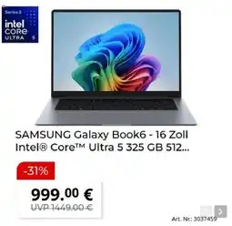 MediaMarkt SAMSUNG Galaxy Book6 Angebot