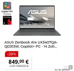 MediaMarkt ASUS Zenbook A14 Angebot