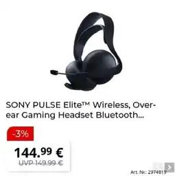 MediaMarkt SONY PULSE Elite™ Wireless, Over-ear Gaming Headset Bluetooth Angebot