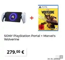 MediaMarkt SONY PlayStation Portal + Marvel's Wolverine Angebot