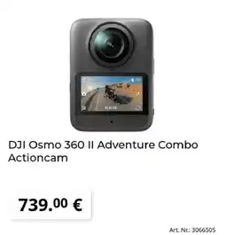 MediaMarkt DJI Osmo 360 II Adventure Combo Actioncam Angebot
