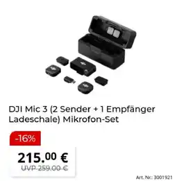 MediaMarkt DJI Mic 3 Mikrofon-Set Angebot