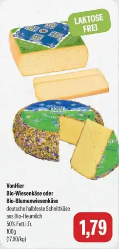 Feneberg VonHier Bio-Wiesenkäse oder Bio-Blumenwiesenkäse Angebot