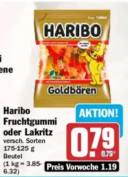 AEZ Haribo Fruchtgummi oder Lakritz Angebot