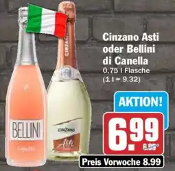AEZ Cinzano Asti oder Bellini di Canella Angebot