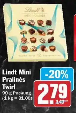 AEZ Lindt Mini Pralinés Twirl Angebot