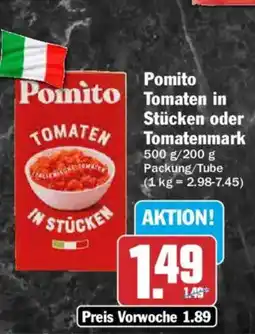 AEZ Pomito Tomaten in Stücken oder Tomatenmark Angebot