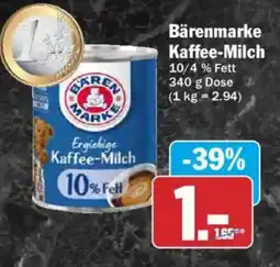 AEZ Bärenmarke Kaffee-Milch Angebot