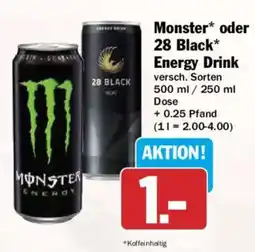 AEZ Monster* oder 28 Black* Energy Drink Angebot