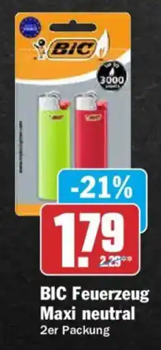 AEZ BIC Feuerzeug Maxi neutral Angebot