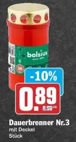 AEZ bolsius Dauerbrenner Nr.3 Angebot