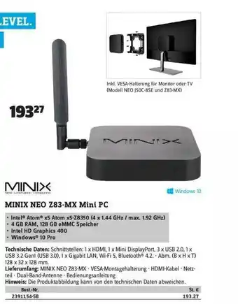 Conrad Minix Neo Z83-mx Mini Pc Angebot