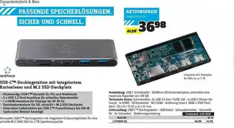 Conrad Usb-c Dockingstation Mit Integriertem Kartenleser Und M.2 Ssd-steckplatz Angebot