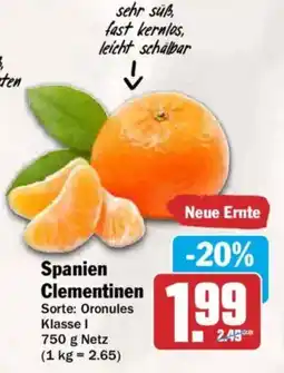 AEZ Spanien Clementinen Angebot