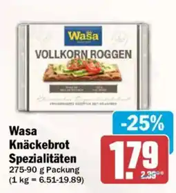 AEZ Wasa Knäckebrot Spezialitäten Angebot