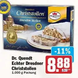 AEZ Dr. Quendt Echter Dresdner Christstollen Angebot