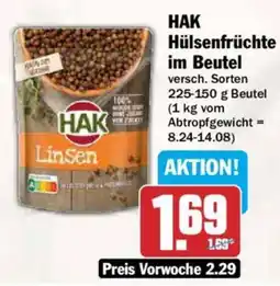 AEZ HAK Hülsenfrüchte im Beutel Angebot