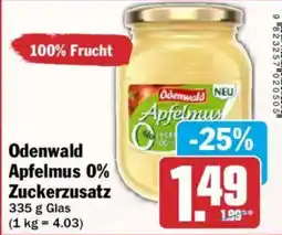 AEZ Odenwald Apfelmus 0% Zuckerzusatz Angebot
