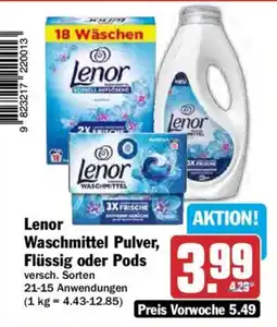AEZ Lenor Waschmittel Angebot