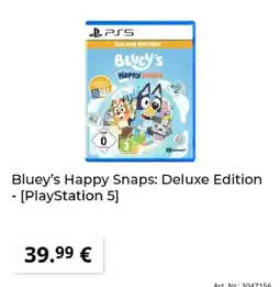MediaMarkt Bluey's Happy Snaps: Deluxe Edition - [PlayStation 5] Angebot