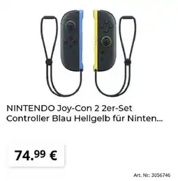 MediaMarkt NINTENDO Joy-Con 2 2er-Set Controller Blau Hellgelb für Ninten... Angebot
