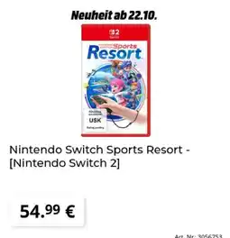 MediaMarkt Nintendo Switch Sports Resort Angebot