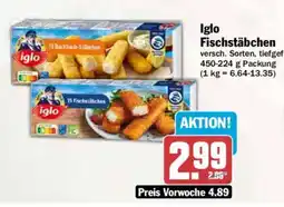 AEZ Iglo Fischstäbchen Angebot