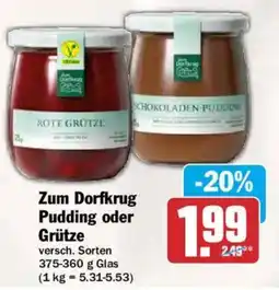 AEZ Zum Dorfkrug Pudding oder Grütze Angebot