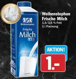 AEZ Weihenstephan Frische Milch Angebot