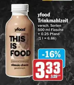 AEZ yfood Trinkmahlzeit Angebot