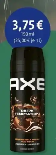dm drogerie AXE Dark Temptation Angebot