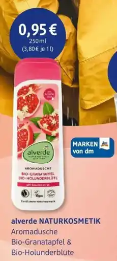 dm drogerie alverde NATURKOSMETIK Aromadusche Bio-Granatapfel & Bio-Holunderblüte Angebot