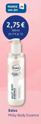 dm drogerie Balea Milky Body Essence Angebot