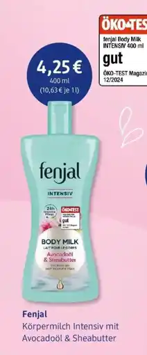 dm drogerie Fenjal Körpermilch Intensiv mit Avocadoöl & Sheabutter Angebot