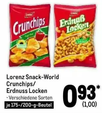 METRO Lorenz Snack World Crunchips Erdnuss Locken Angebot