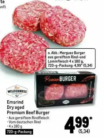 METRO Emsrind Dry Aged Premium Beef Burger Angebot